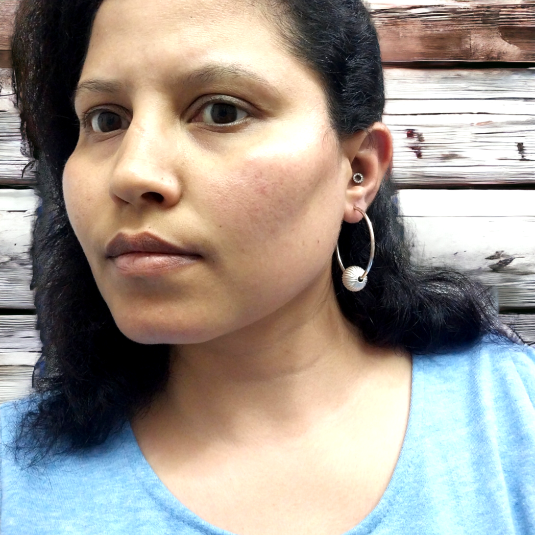 92.5 silver deepati balls hoops | Allure Trinkets