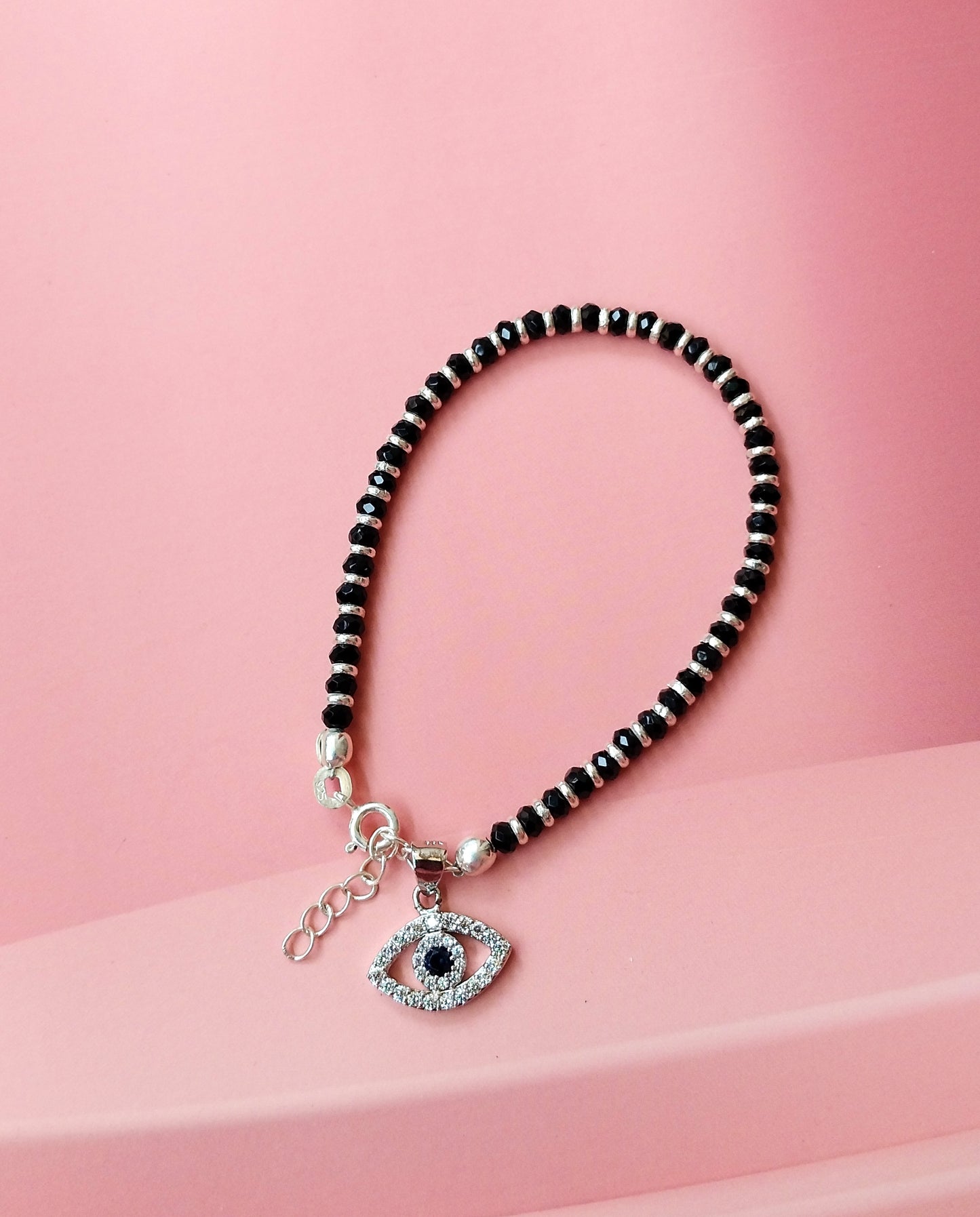 92.5 Silver Evils eye Bracelet