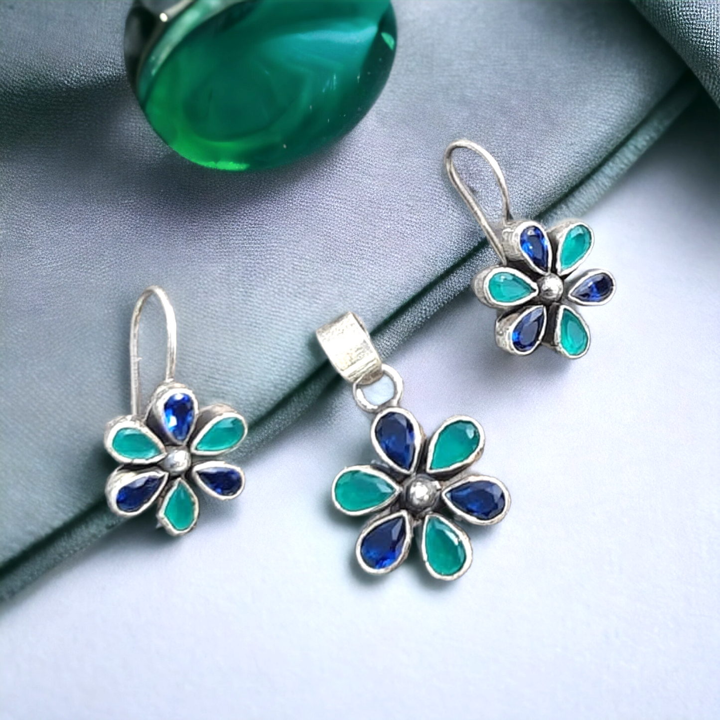 92.5 silver pendant set
