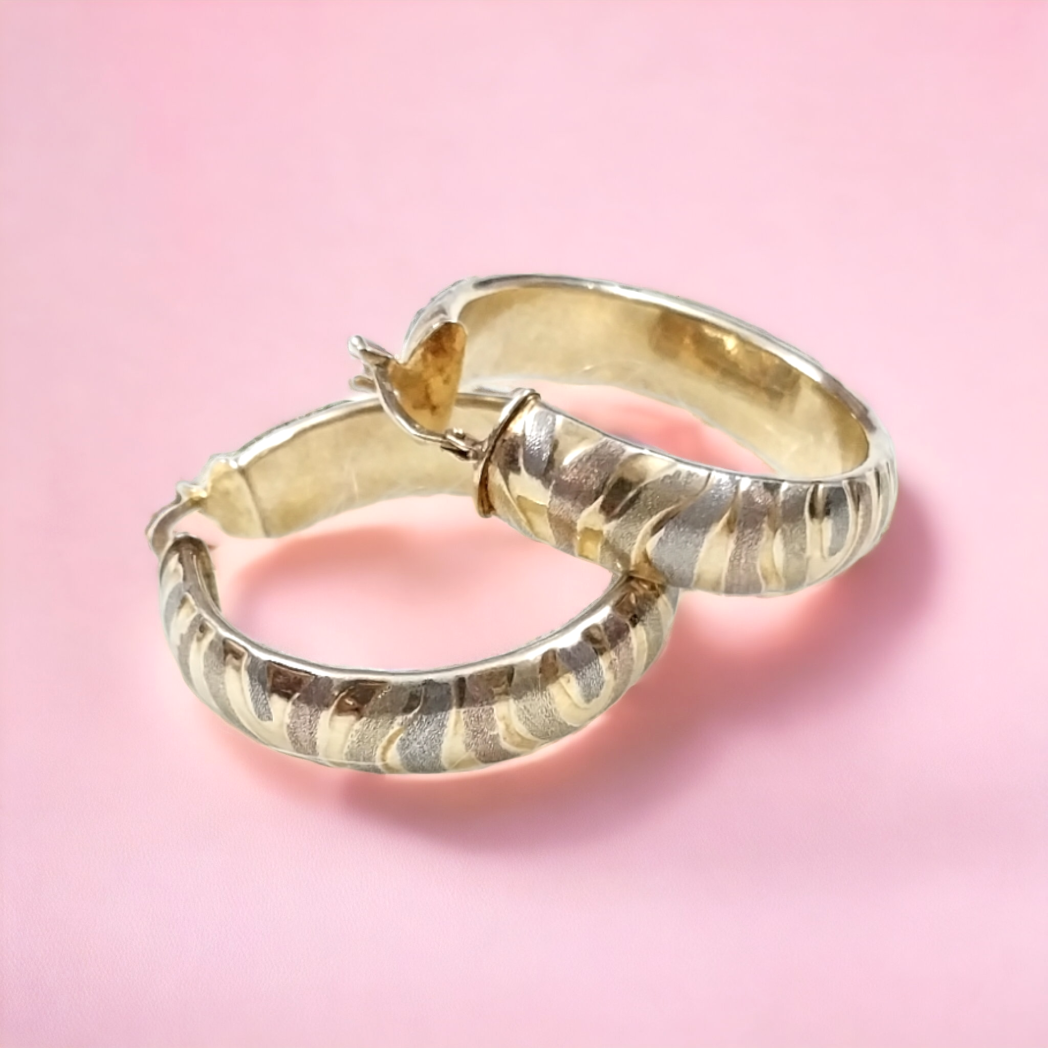 silver golden earrings online | Allure Trinkets