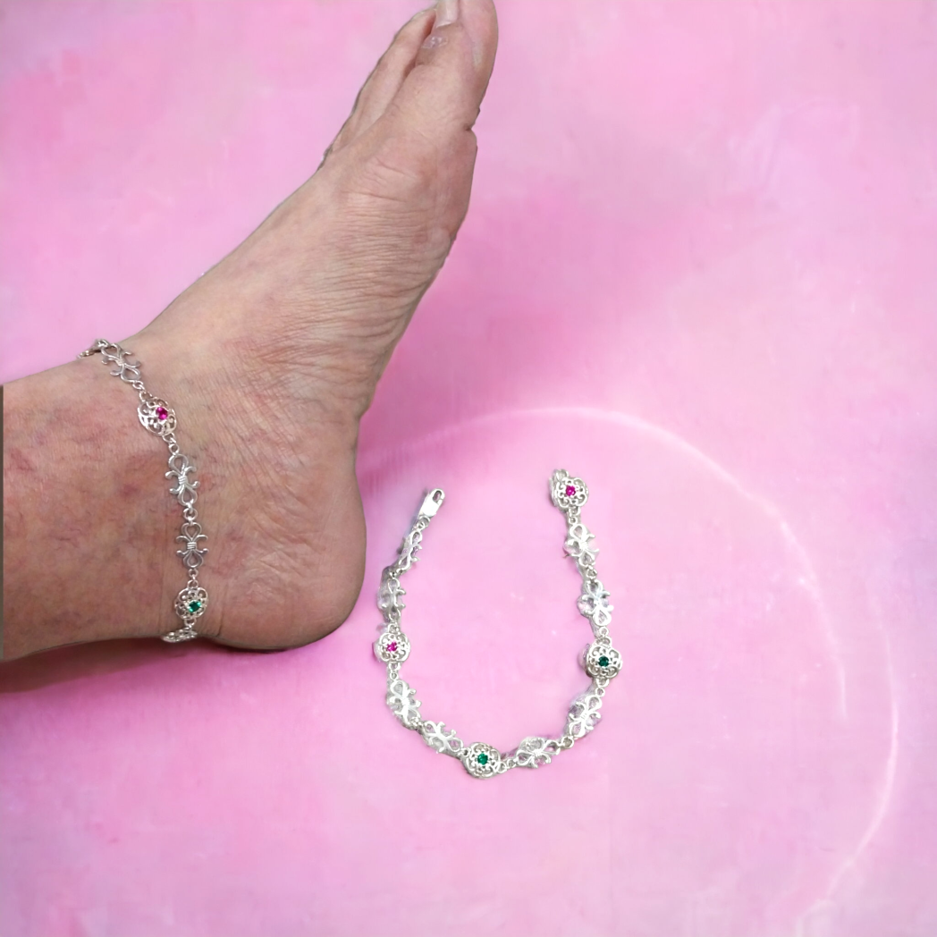 92.5 silver payal | Allure Trinkets