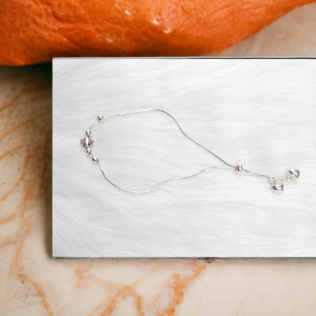 92.5 silver heart bracelet | Allure Trinkets