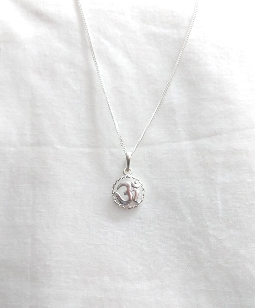92.5 silver om rawa pendant chain | Allure Trinkets