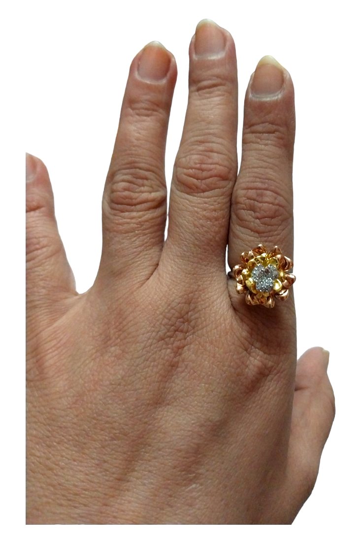 sterling silver rose rings | Allure Trinkets