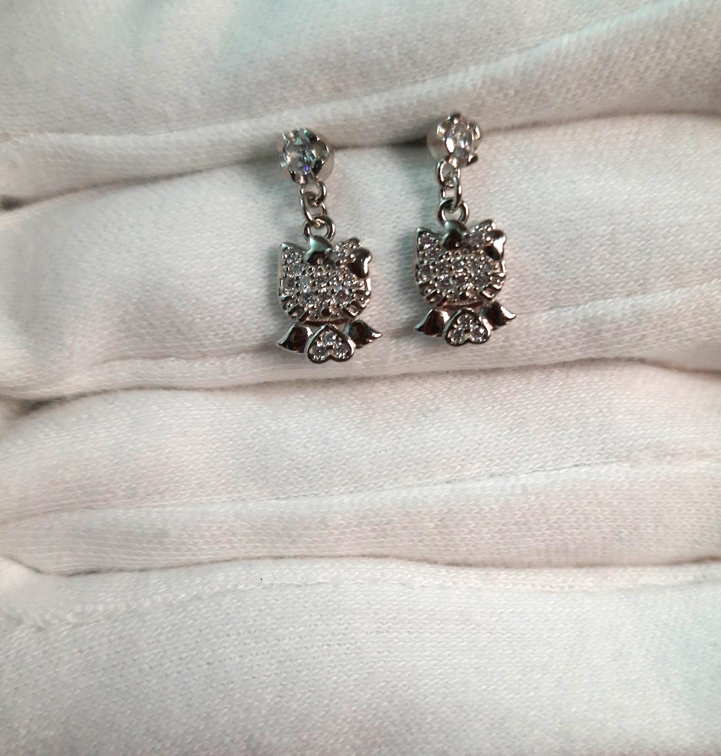 92.5 silver zircon earings | Allure Trinkets