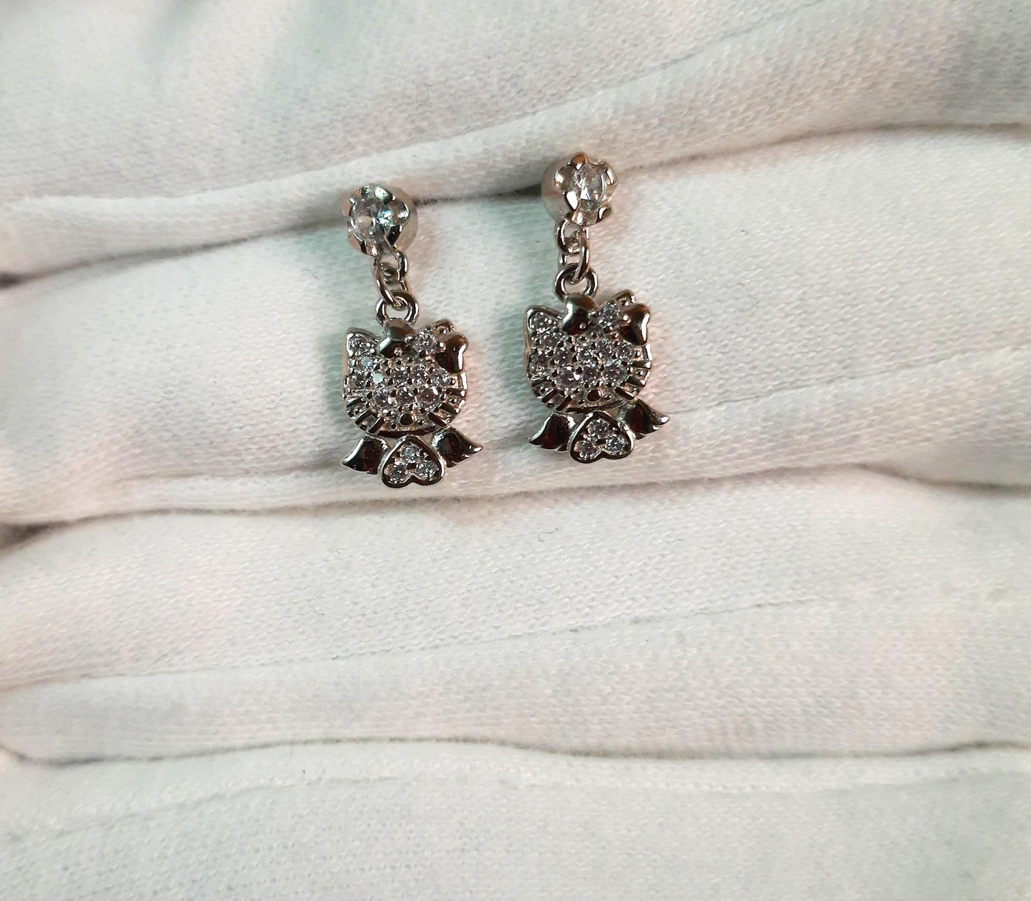 92.5 silver zircon earings | Allure Trinkets