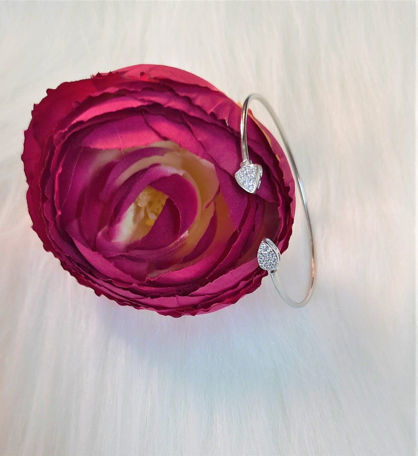 zircon kara bracelet
