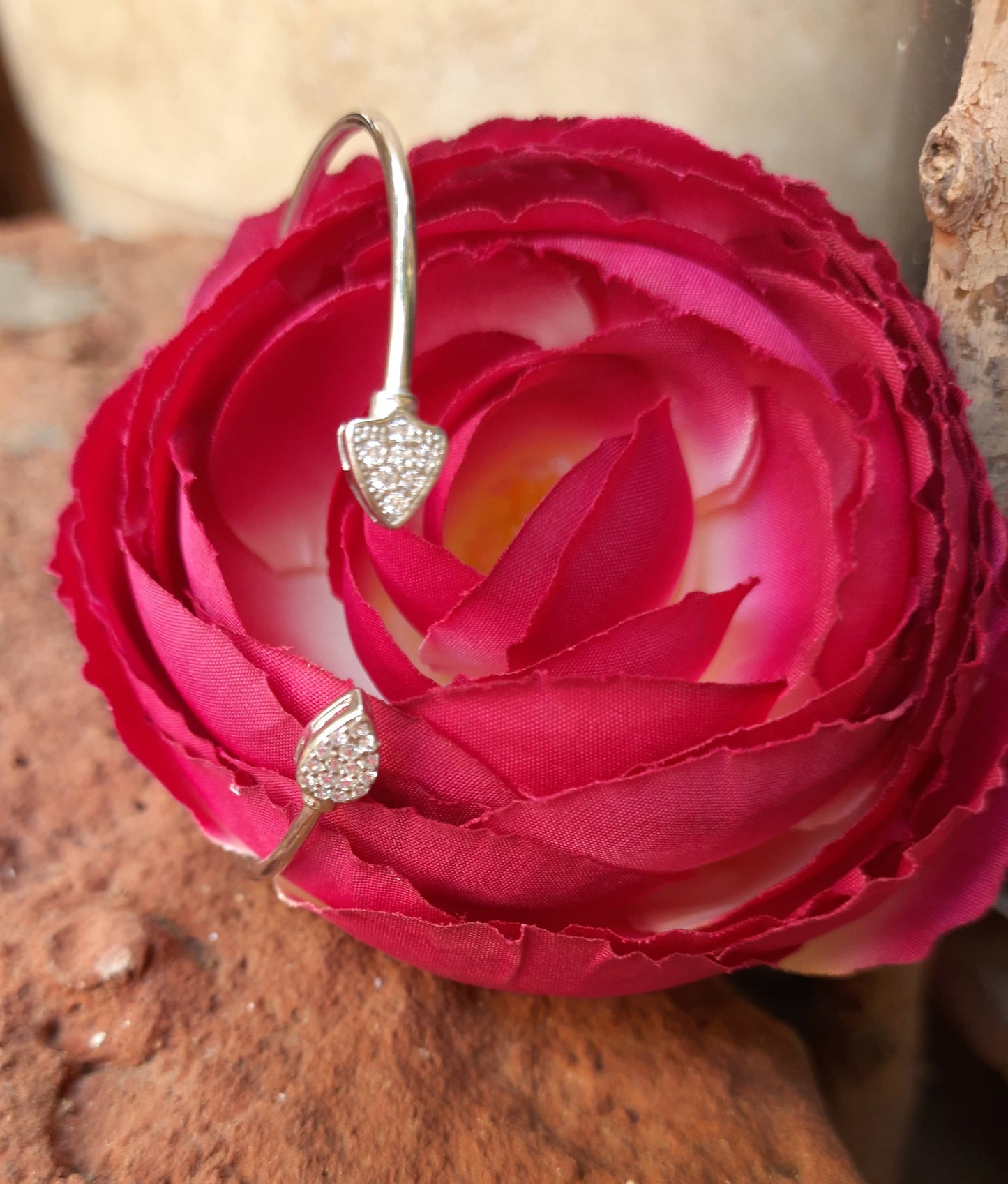 zircon kara bracelet