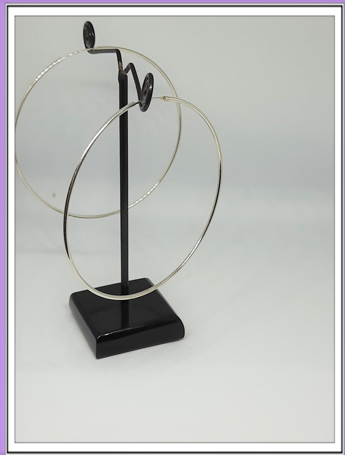 92.5 Silver hoops | Allure Trinkets