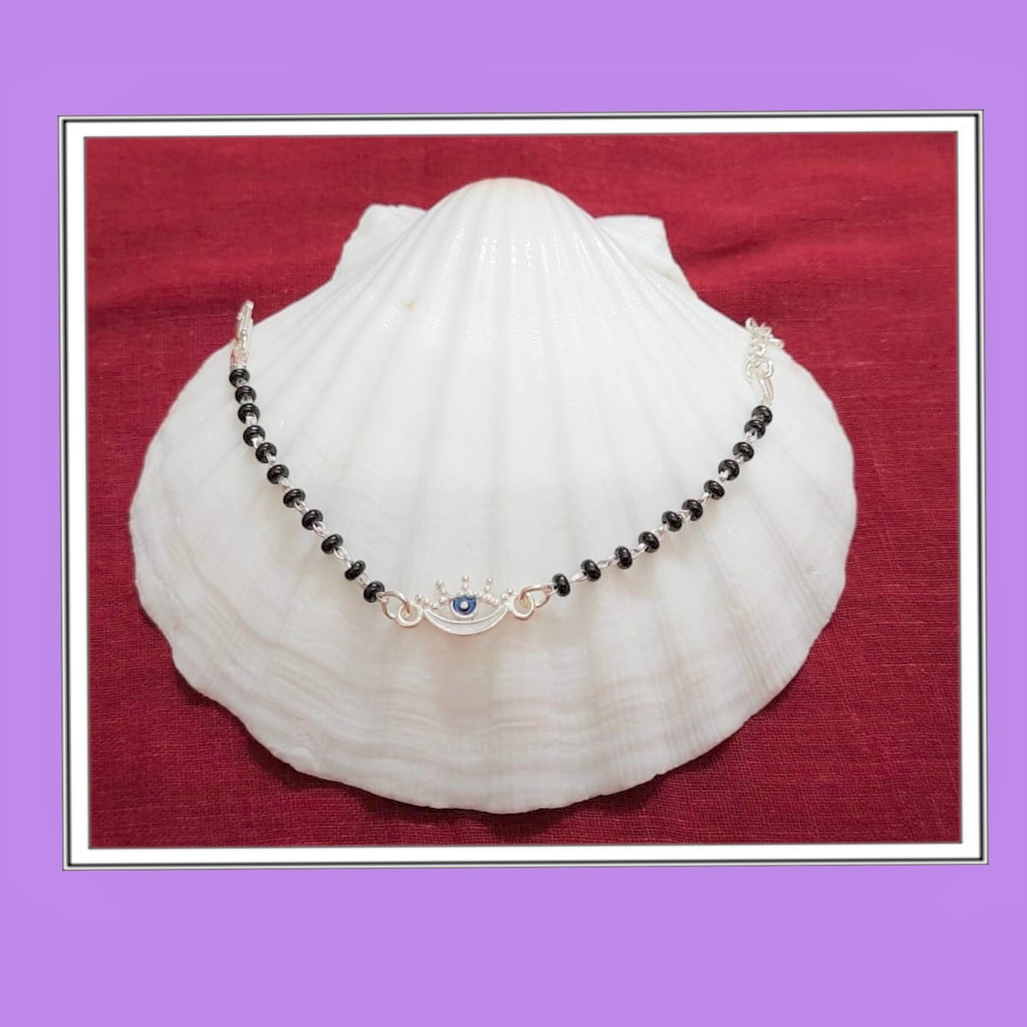 92.5 silver evils eye bracelet