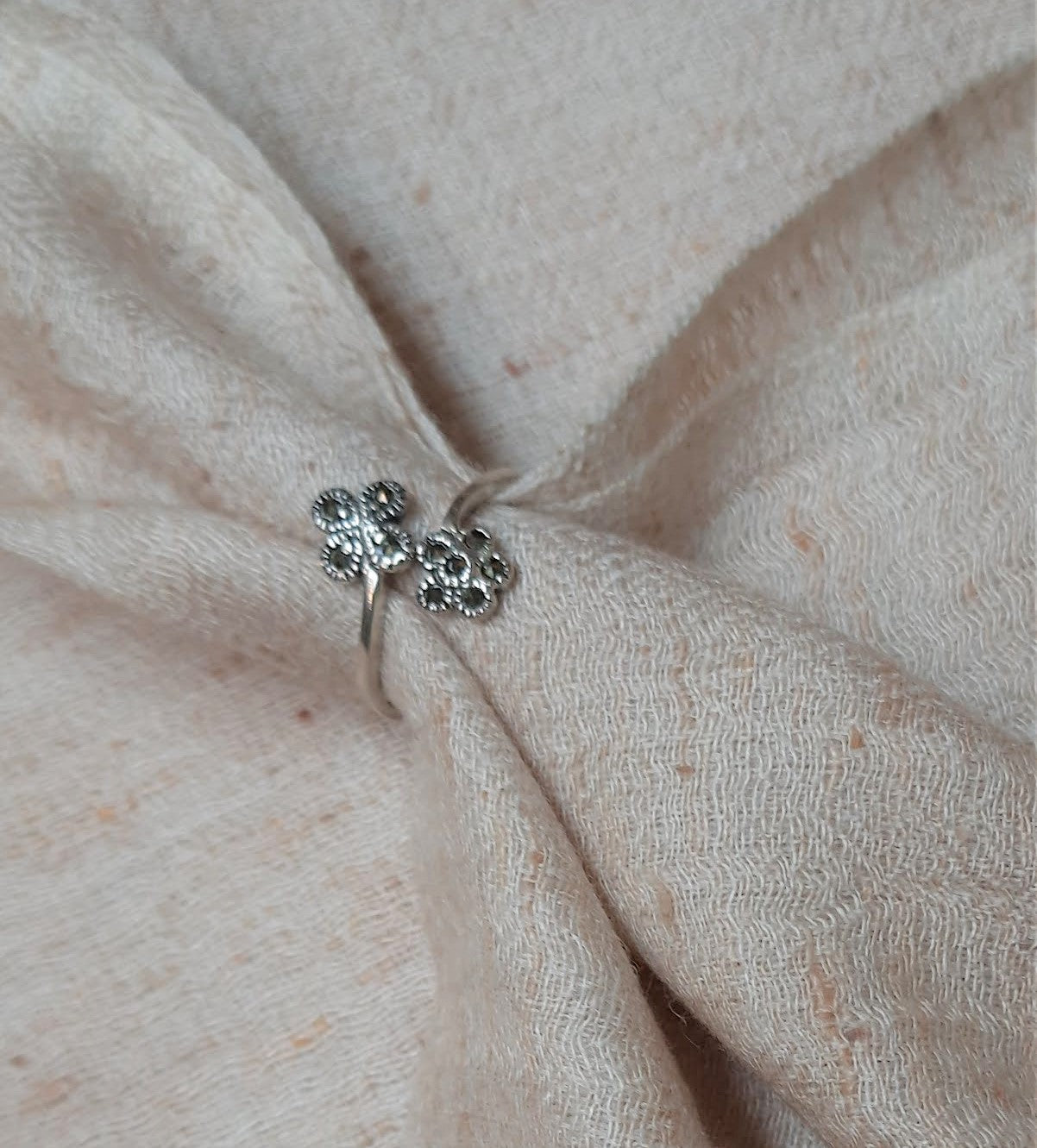 92.5 silver floral marca rings | Allure Trinkets