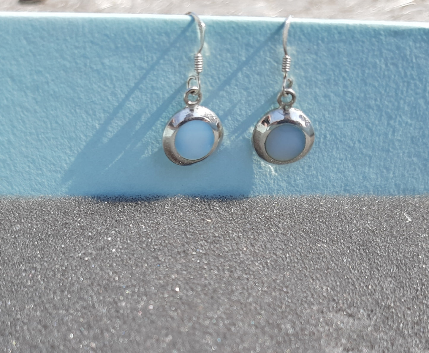 sterling silver MOP danglers | Allure Trinkets