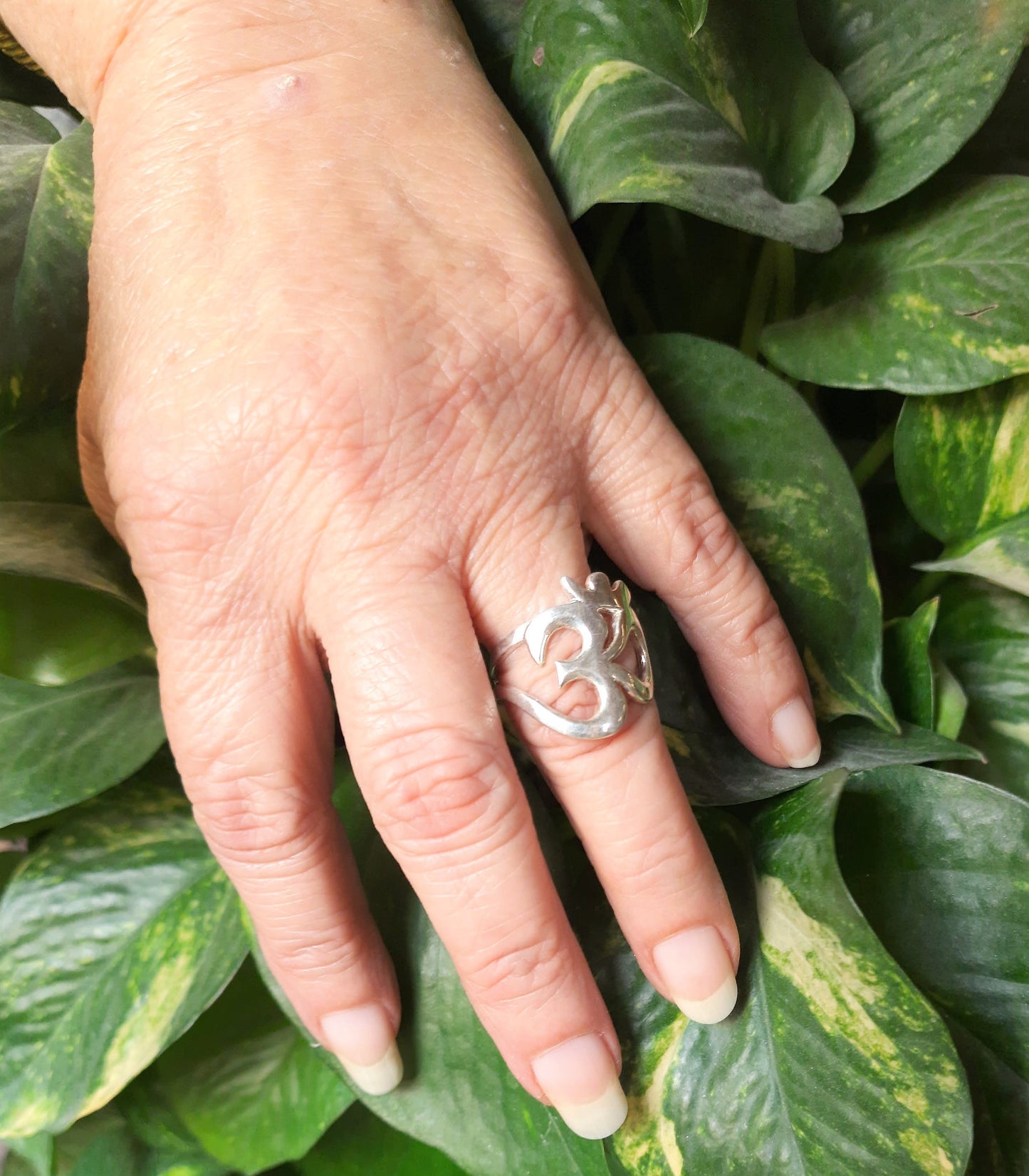 92.5 silver om rings | Allure Trinkets