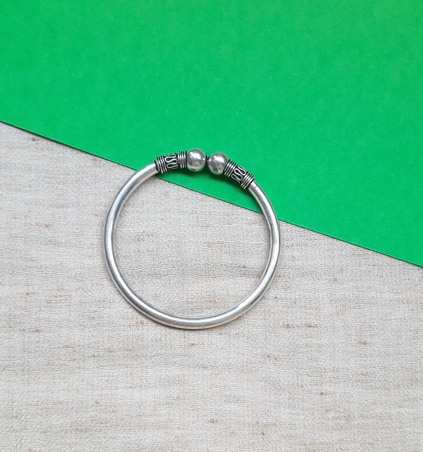 92.5 silver kada bracelet | Allure Trinkets