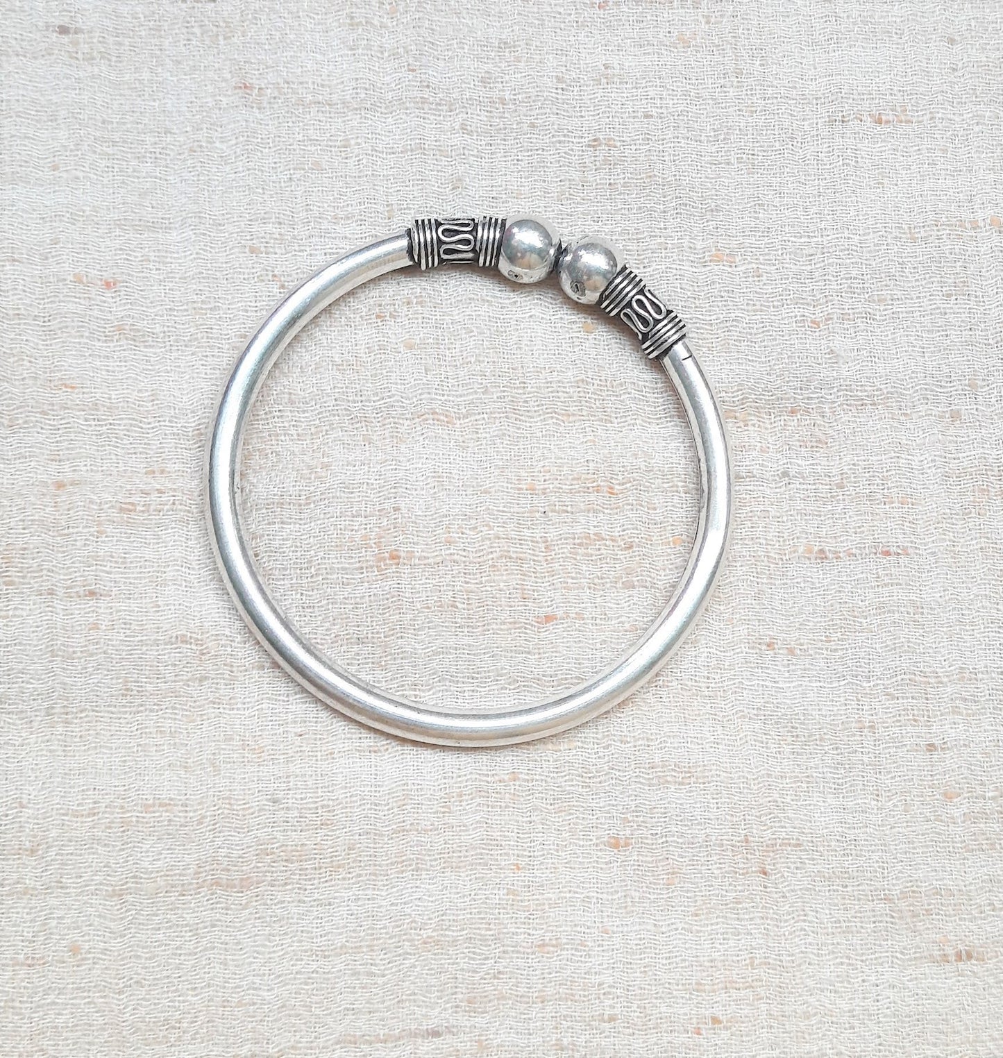 92.5 silver kada bracelet for women | Allure Trinkets