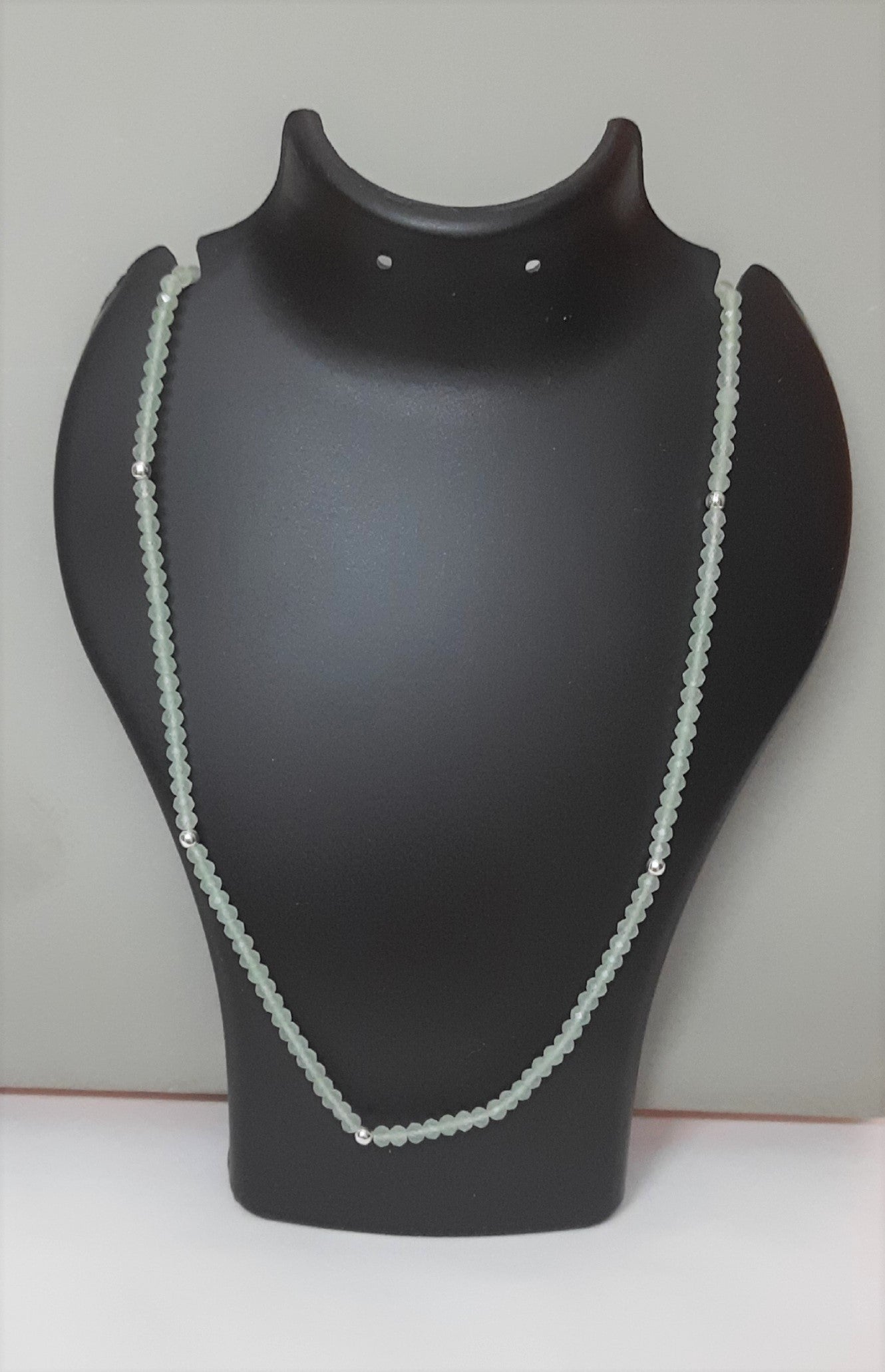 Hallmarked 92.5 Pure Silver Roma Green Zed Neckpiece