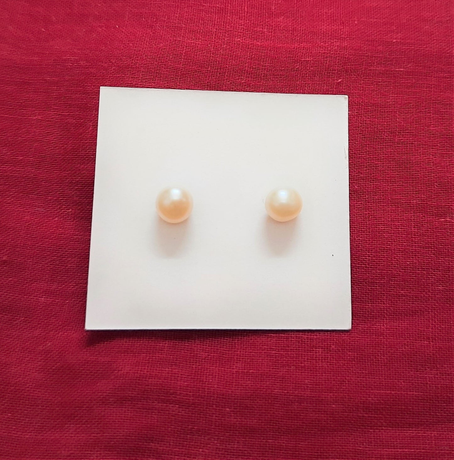 92.5 pure silver pearl earrings