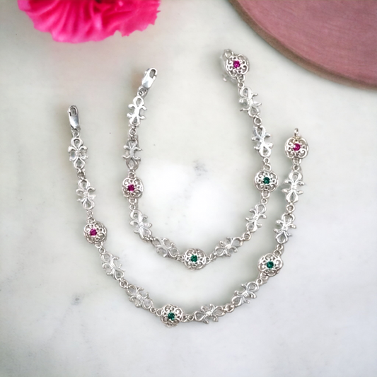 92.5 silver payal | Allure Trinkets