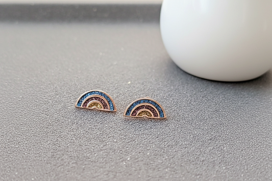 92.5  Sterling Silver Moon Earings | Allure Trinkets
