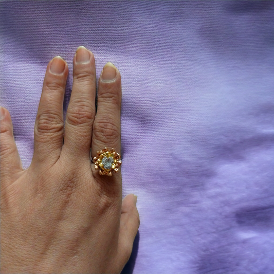 sterling silver rose  rings | Allure Trinkets