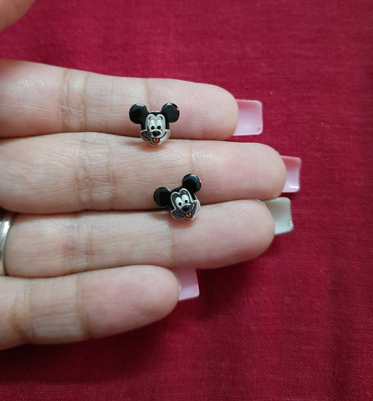 92.5 silver mickey mouse earings | Allure Trinkets