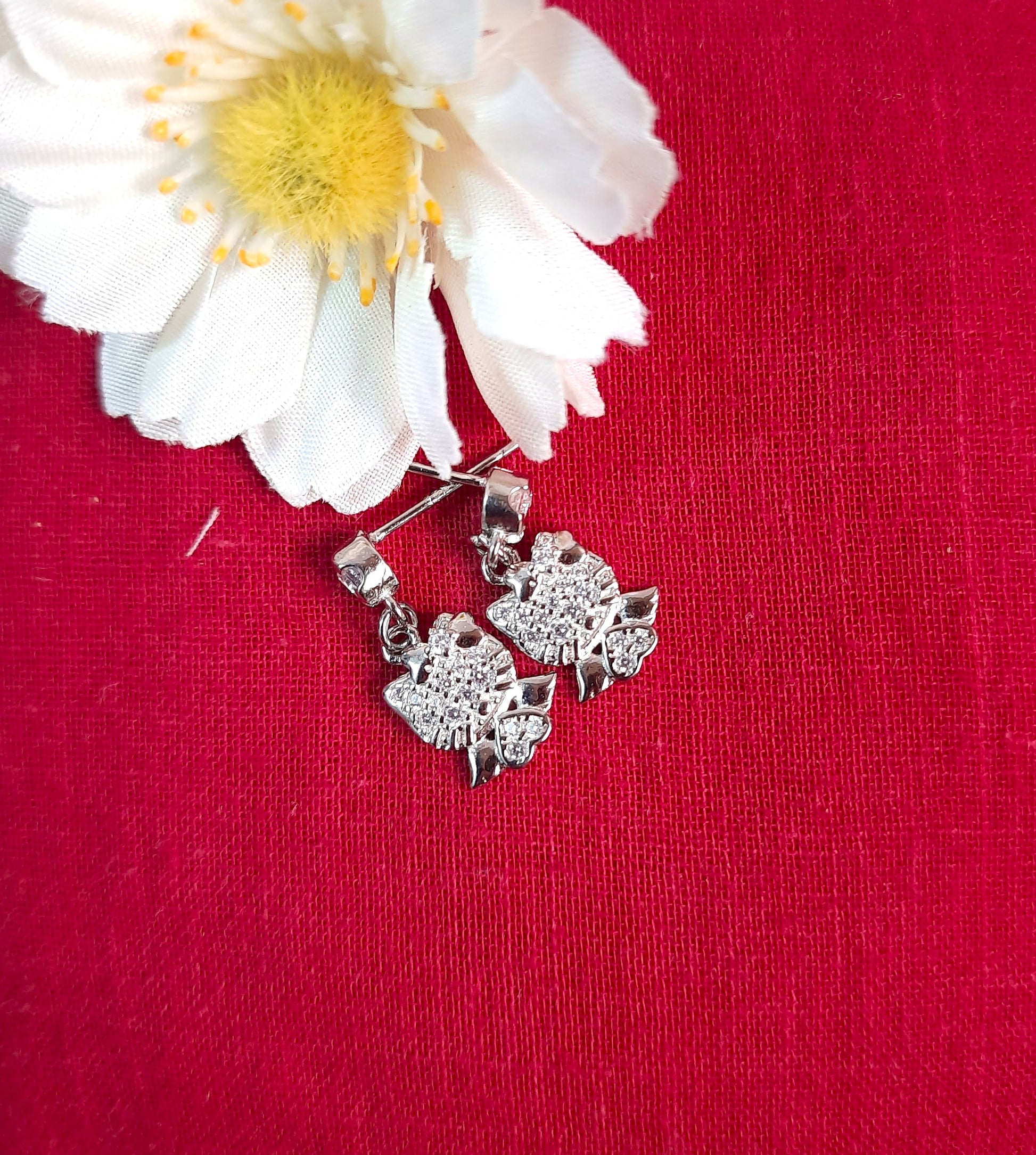 92.5 silver zircon earings | Allure Trinkets
