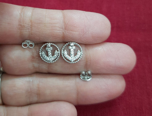 92.5 silver american diamond earrings