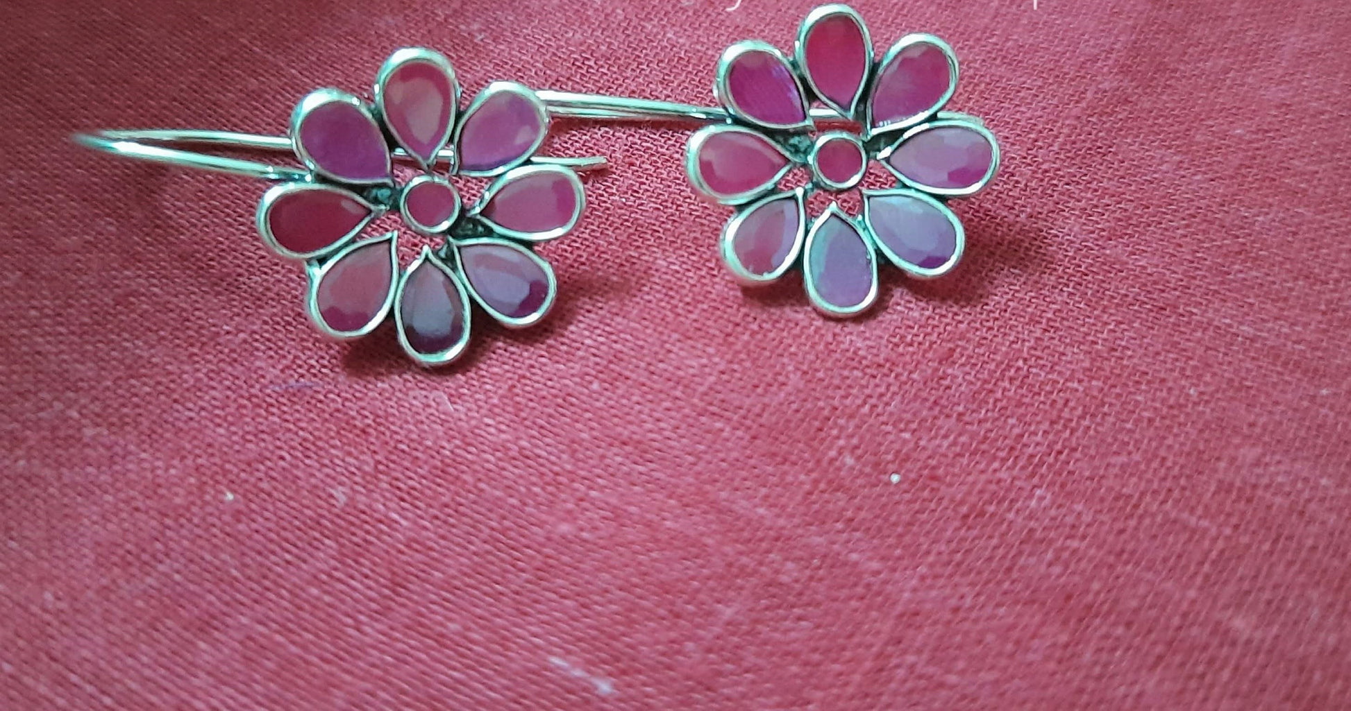 92.5 silver polki earring online | Allure Trinkets
